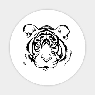 Tiger Head Magnet